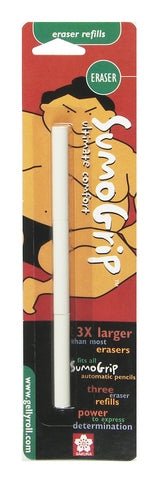 Sakura SumoGrip Mechanical Pencil Eraser Refill 3 Pack - The Merri Artist - merriartist.com