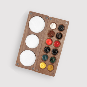 Sarah Ruth Frey - 12 - Pan Travel Watercolor Palette - Filled (12 Colors) - The Merri Artist - merriartist.com