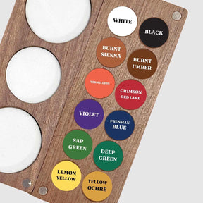 Sarah Ruth Frey - 12 - Pan Travel Watercolor Palette - Filled (12 Colors) - The Merri Artist - merriartist.com