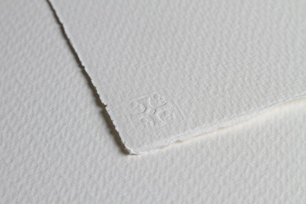 Saunders Waterford Cold Press High White (Bright White) Watercolor Paper 300g (140 lb) 22x30 inch Sheet - Pack of 10 - The Merri Artist - merriartist.com