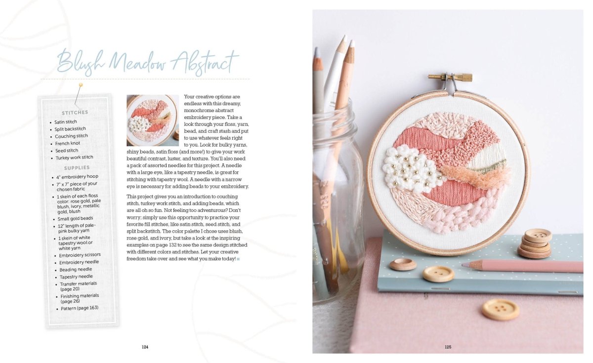 Schiffer Publishing - Cozy Stitches: 12 Calm & Creative Embroidery Projects - The Merri Artist - merriartist.com