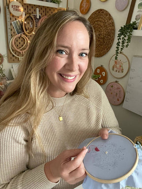 Schiffer Publishing - Cozy Stitches: 12 Calm & Creative Embroidery Projects - The Merri Artist - merriartist.com