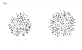 Schiffer Publishing - Cozy Stitches: 12 Calm & Creative Embroidery Projects - The Merri Artist - merriartist.com