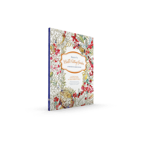 Schiffer Publishing - Kristy's Winter Cutting Garden: A Watercoloring Book - The Merri Artist - merriartist.com