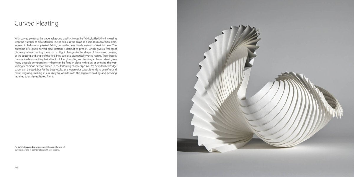 Schiffer Publishing - Paper Sculpture: Fluid Forms - The Merri Artist - merriartist.com