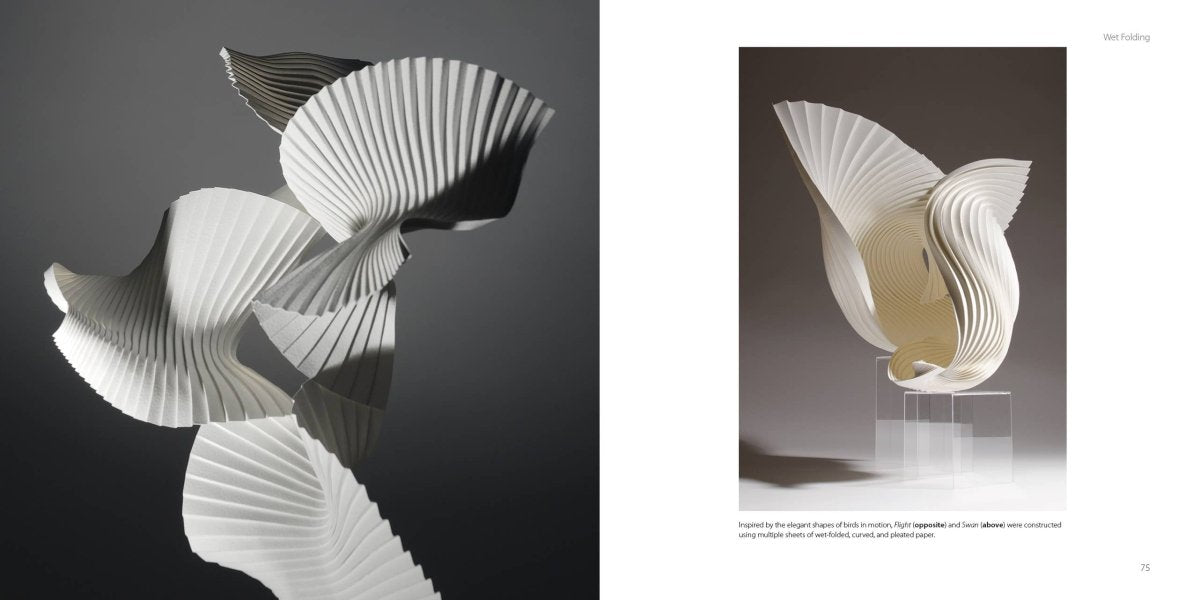 Schiffer Publishing - Paper Sculpture: Fluid Forms - The Merri Artist - merriartist.com
