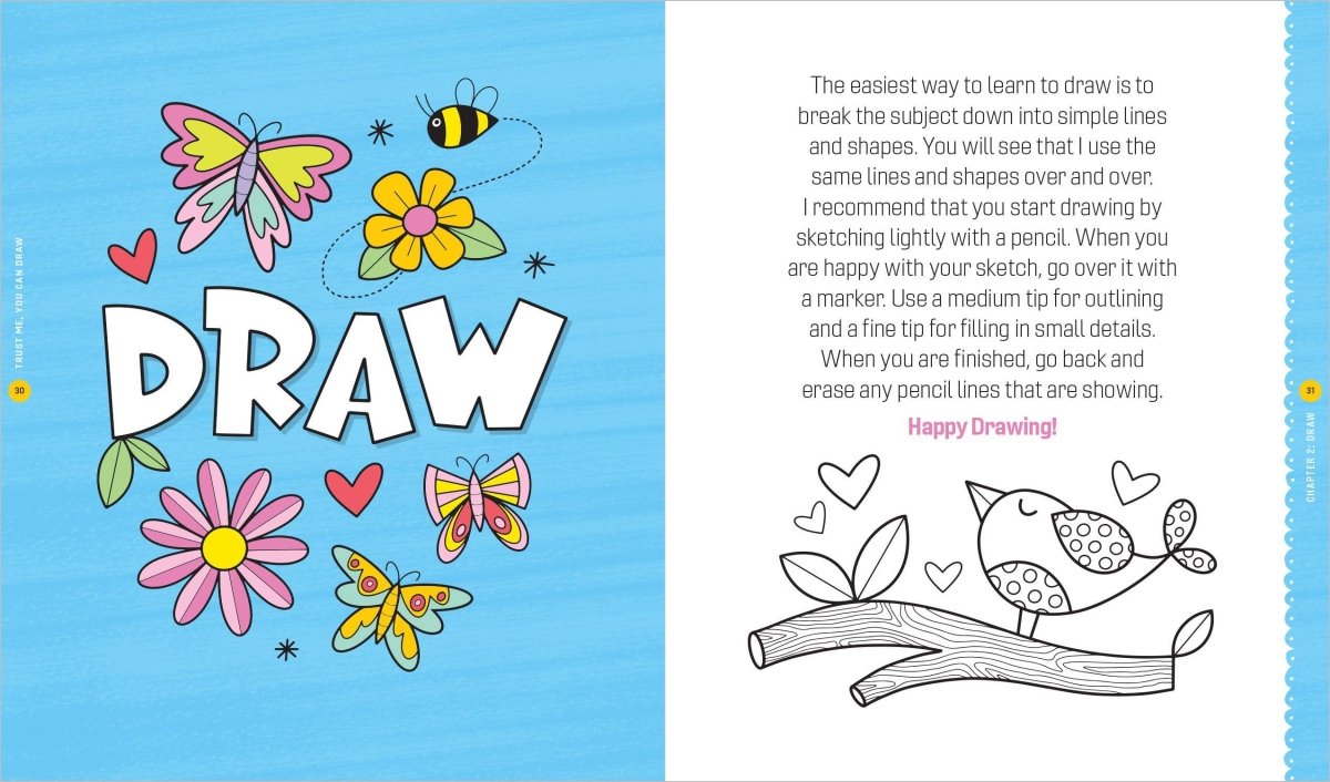 Schiffer Publishing - Trust Me, You Can Draw - The Merri Artist - merriartist.com
