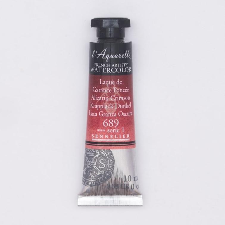 Sennelier French Artists Watercolor - 10ml Tube - Alizarin Crimson - The Merri Artist - merriartist.com