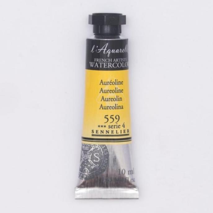 Sennelier French Artists Watercolor - 10ml Tube - Aureoline - The Merri Artist - merriartist.com