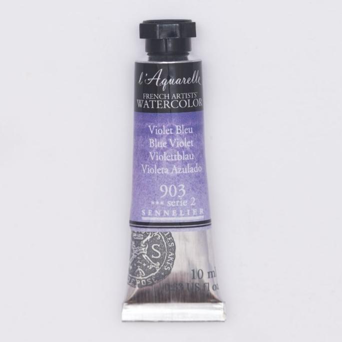 Sennelier French Artists Watercolor - 10ml Tube - Blue Violet - The Merri Artist - merriartist.com