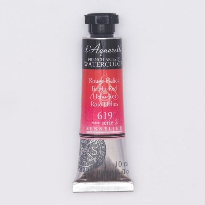 Sennelier French Artists Watercolor - 10ml Tube - Bright Red - The Merri Artist - merriartist.com