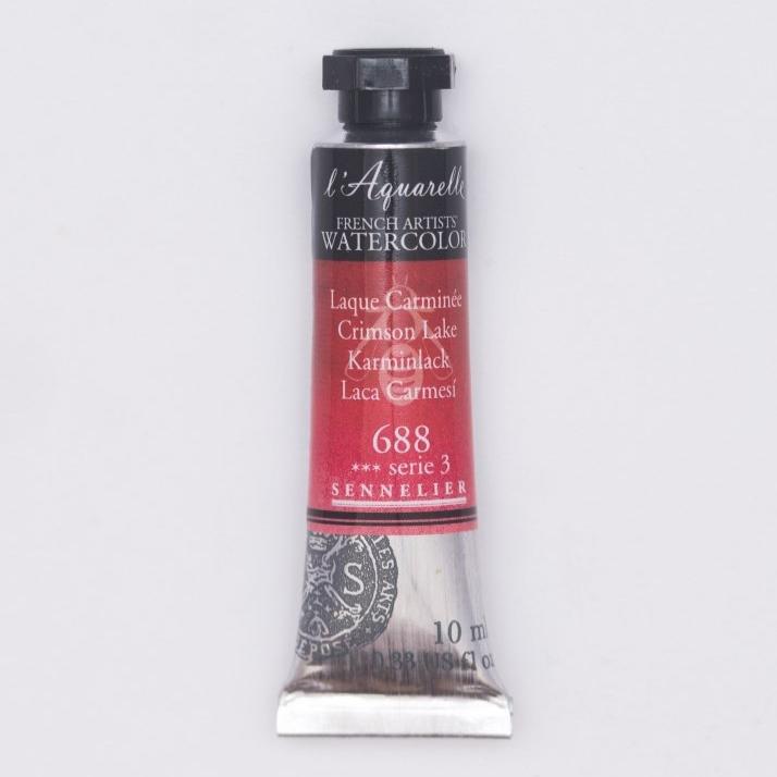 Sennelier French Artists Watercolor - 10ml Tube - Crimson Lake - The Merri Artist - merriartist.com