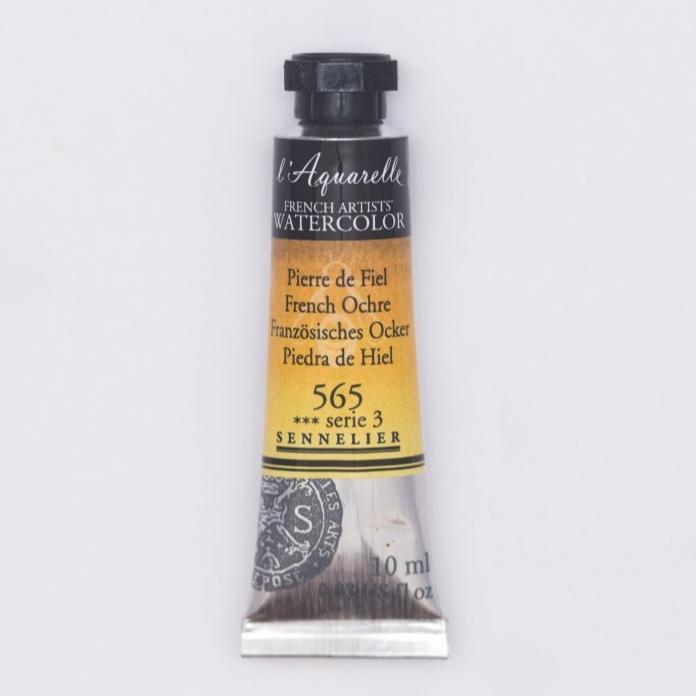 Sennelier French Artists Watercolor - 10ml Tube - French Ochre - The Merri Artist - merriartist.com