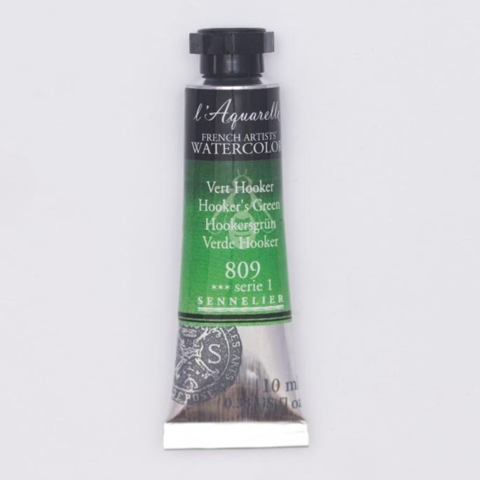 Sennelier French Artists Watercolor - 10ml Tube - Hookers Green - The Merri Artist - merriartist.com