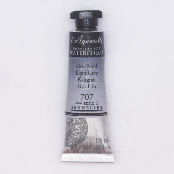 Sennelier French Artists Watercolor - 10ml Tube - Light Grey - The Merri Artist - merriartist.com