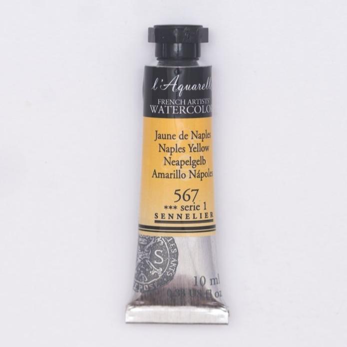 Sennelier French Artists Watercolor - 10ml Tube - Naples Yellow S1 - The Merri Artist - merriartist.com