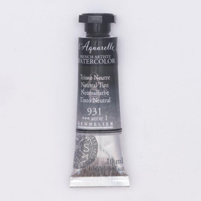 Sennelier French Artists Watercolor - 10ml Tube - Neutralint - The Merri Artist - merriartist.com