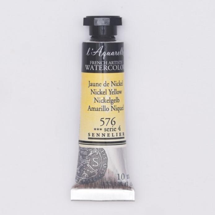 Sennelier French Artists Watercolor - 10ml Tube - Nickel Yellow - The Merri Artist - merriartist.com