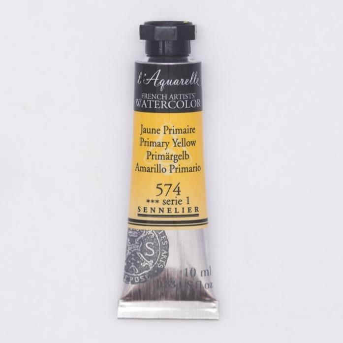 Sennelier French Artists Watercolor - 10ml Tube - Primary Yellow - The Merri Artist - merriartist.com