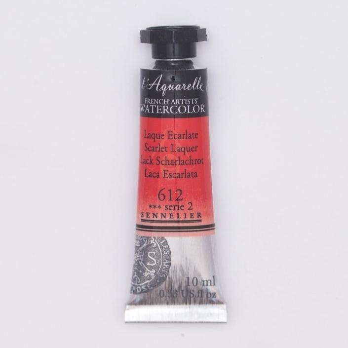 Sennelier French Artists Watercolor - 10ml Tube - Scarlet Laquer - The Merri Artist - merriartist.com