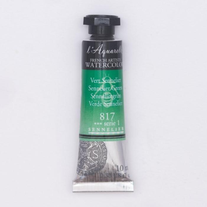 Sennelier French Artists Watercolor - 10ml Tube - Sennelier Green - The Merri Artist - merriartist.com