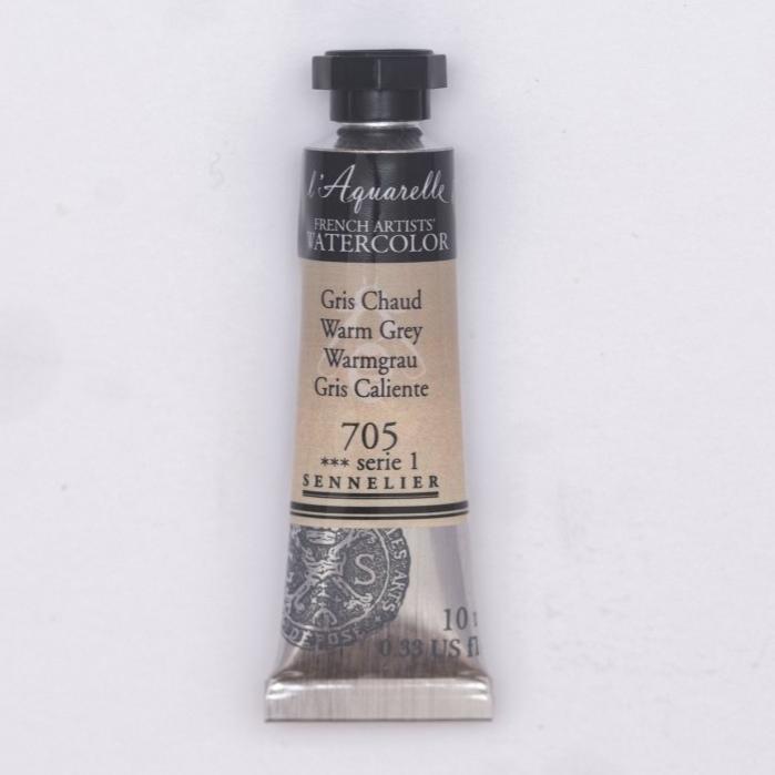 Sennelier French Artists Watercolor - 10ml Tube - Warm Grey - The Merri Artist - merriartist.com