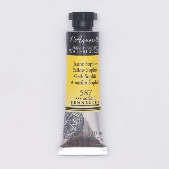 Sennelier French Artists Watercolor - 10ml Tube - Yellow Sophie - The Merri Artist - merriartist.com