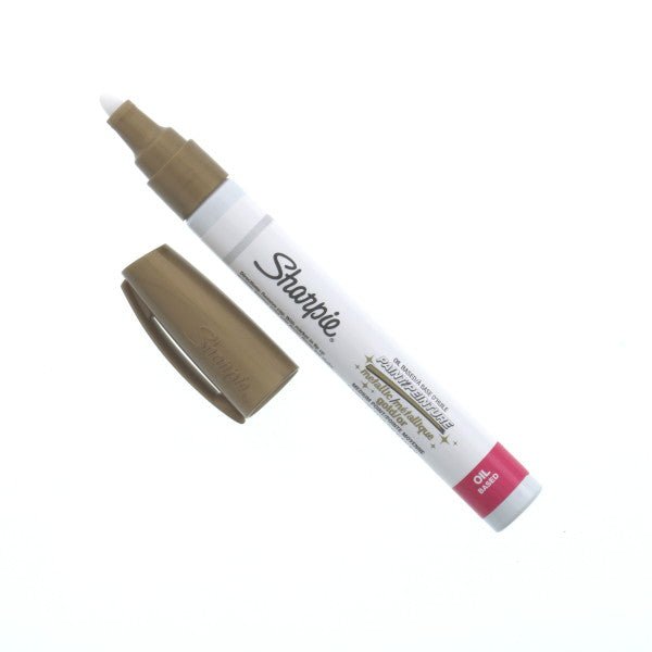 Sharpie Oil - Based Paint Marker - Medium - Gold - The Merri Artist - merriartist.com