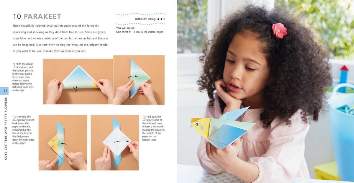 Simon & Schuster - Origami for Kids by Mari Ono - Paperback; 128 pages / English - The Merri Artist - merriartist.com