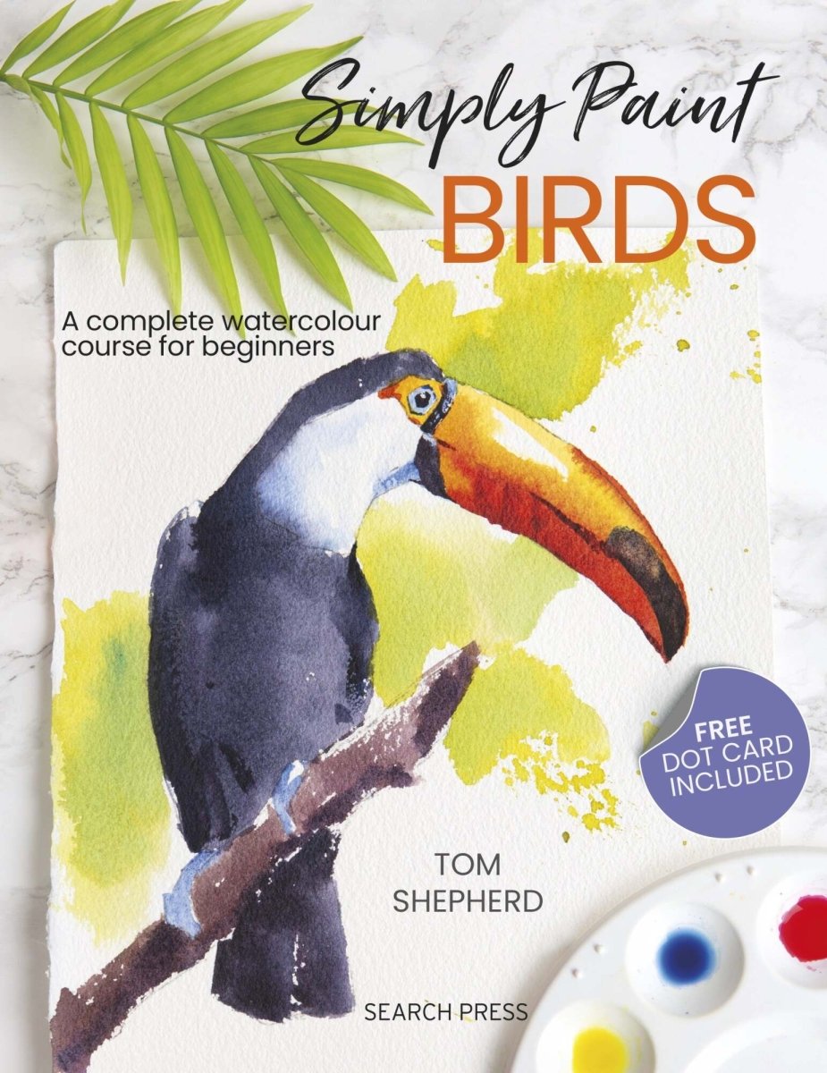 Simply Paint Birds - A complete watercolour course for beginners by Tom Shepherd - The Merri Artist - merriartist.com