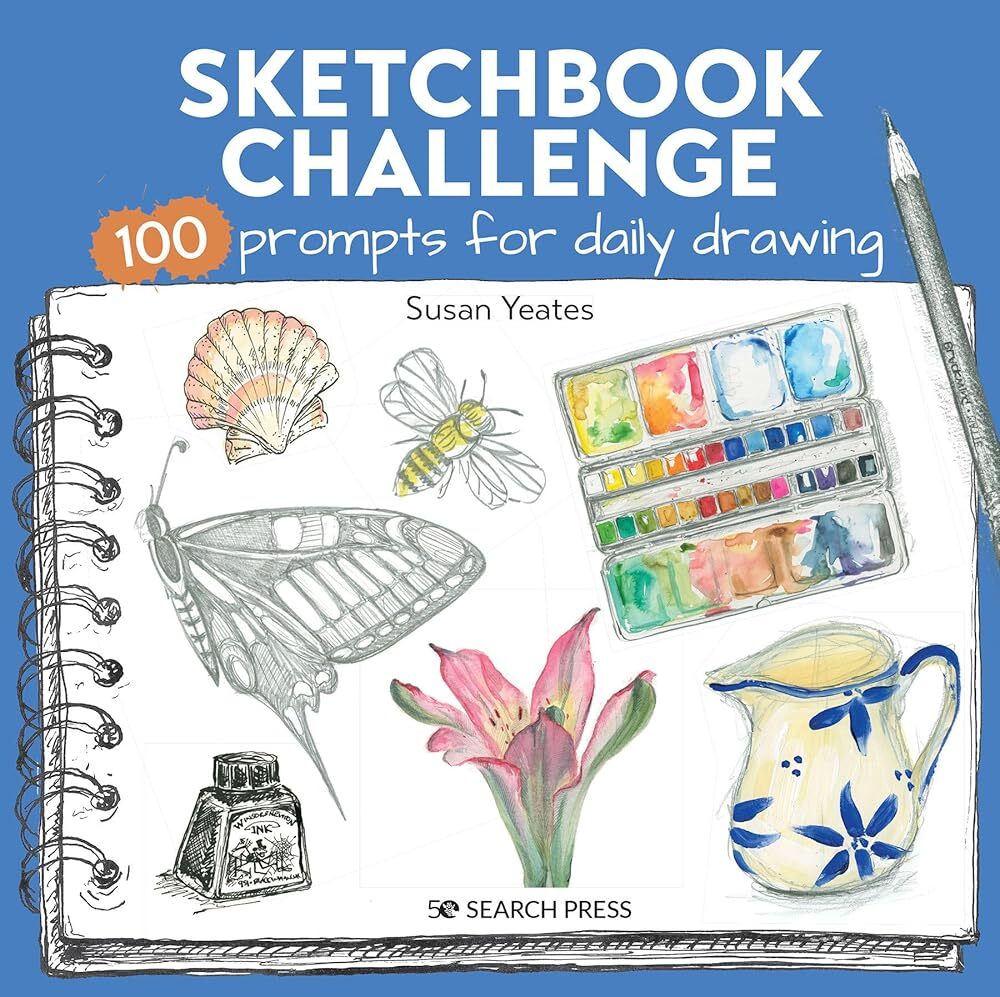 Sketchbook Challenge: 100 Prompts for Everyday Drawing - The Merri Artist - merriartist.com