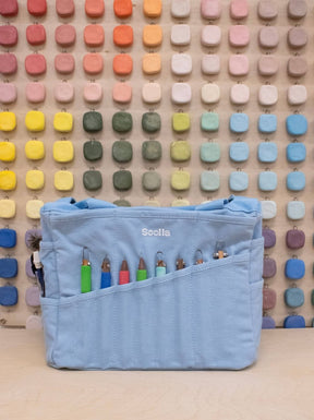 Soolla - Soolla Studio Artist Bag, Blue Skies, Craft Tote Bag - The Merri Artist - merriartist.com