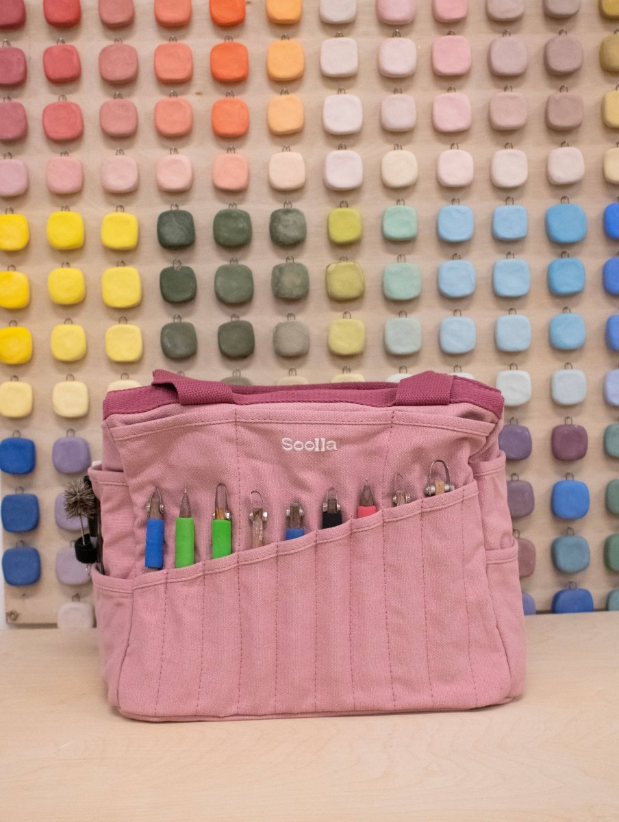 Soolla - Soolla Studio Artist Bag, Desert Rose - The Merri Artist - merriartist.com