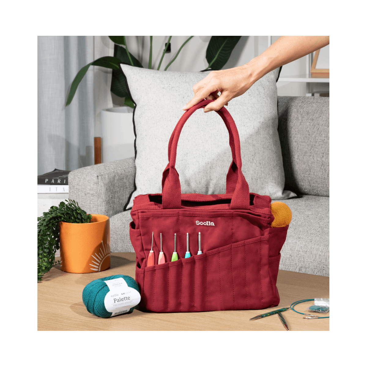 Soolla - Soolla Studio Bag, Cinnamon, Pottery Tool Bag - Cinnamon - The Merri Artist - merriartist.com
