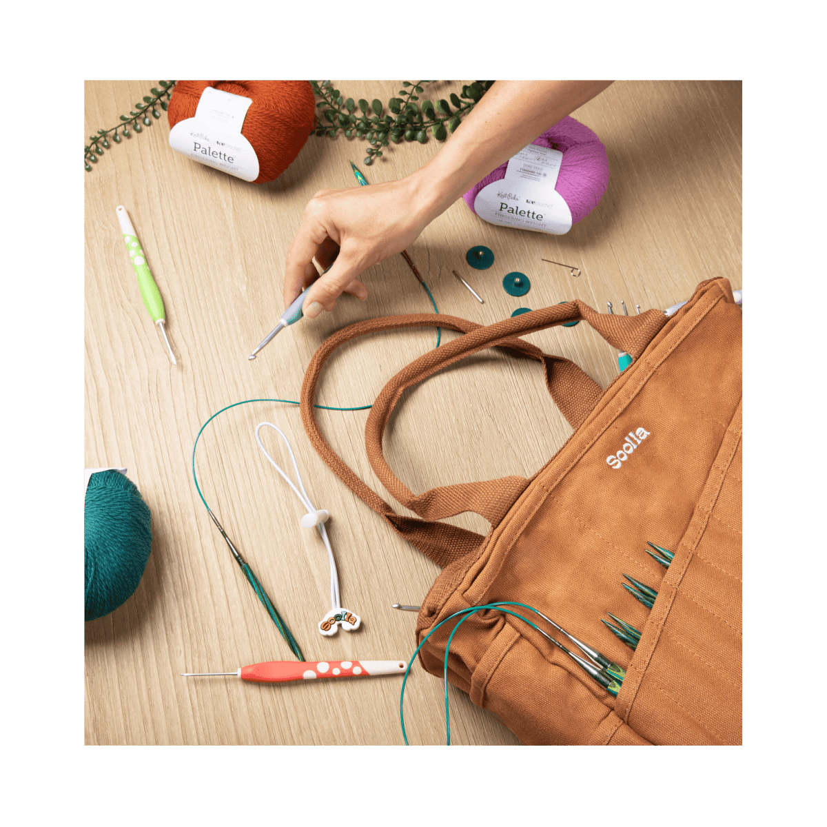Soolla - Soolla Studio Bag, Cinnamon, Pottery Tool Bag - Cinnamon - The Merri Artist - merriartist.com
