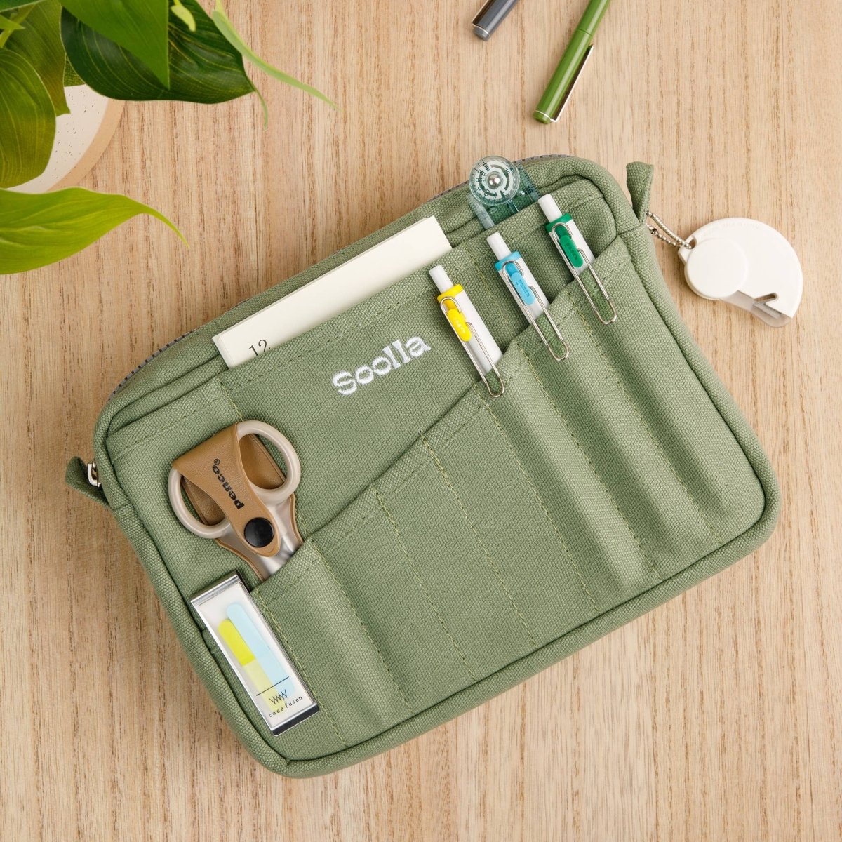 Soolla - Soolla® Studio Pouch, 80's Windbreaker (Stationery Pouch) - The Merri Artist - merriartist.com
