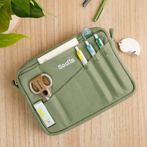 Soolla - Soolla® Studio Pouch, 80's Windbreaker (Stationery Pouch) - The Merri Artist - merriartist.com