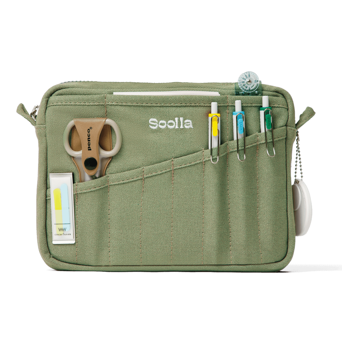 Soolla - Soolla® Studio Pouch, 80's Windbreaker (Stationery Pouch) - The Merri Artist - merriartist.com