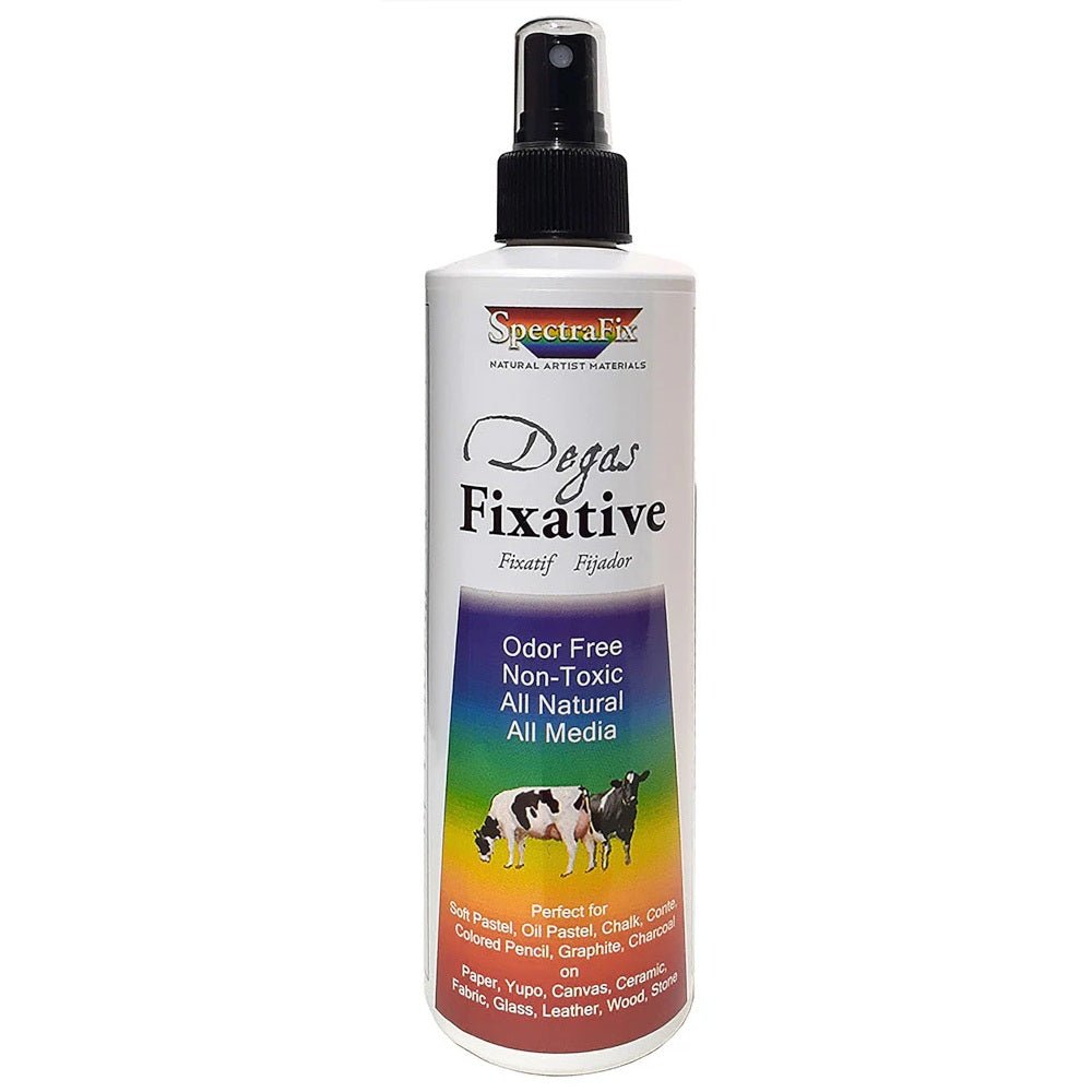 SpectraFix Degas Fixative - 12 fl oz Finger Pump Spray - The Merri Artist - merriartist.com