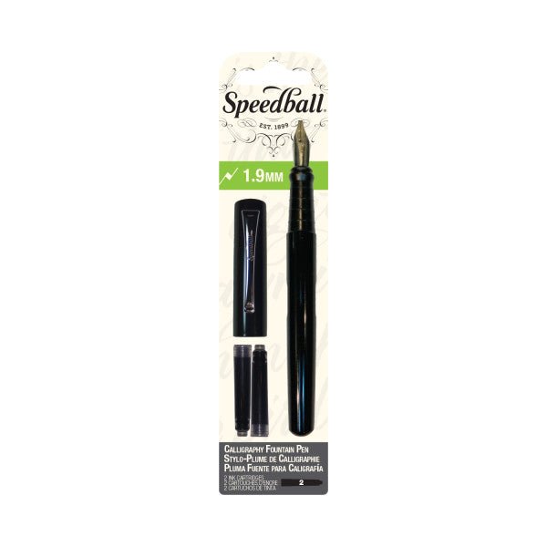 Speedball Calligraphy Fountain Pen 1.9mm Nib - The Merri Artist - merriartist.com