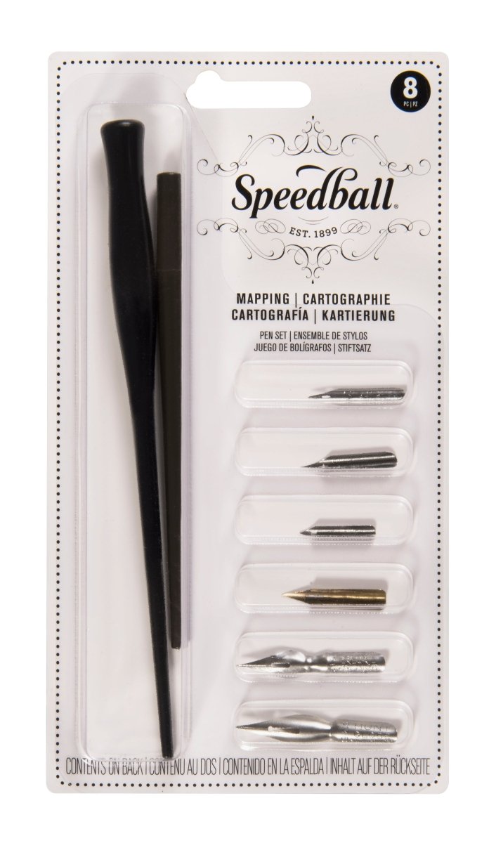 Speedball Mapping Pen Set - The Merri Artist - merriartist.com
