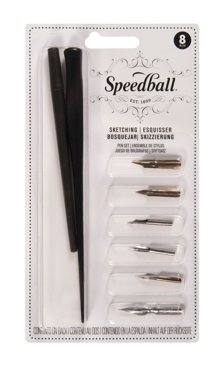 Speedball Pen Set - Sketching - The Merri Artist - merriartist.com