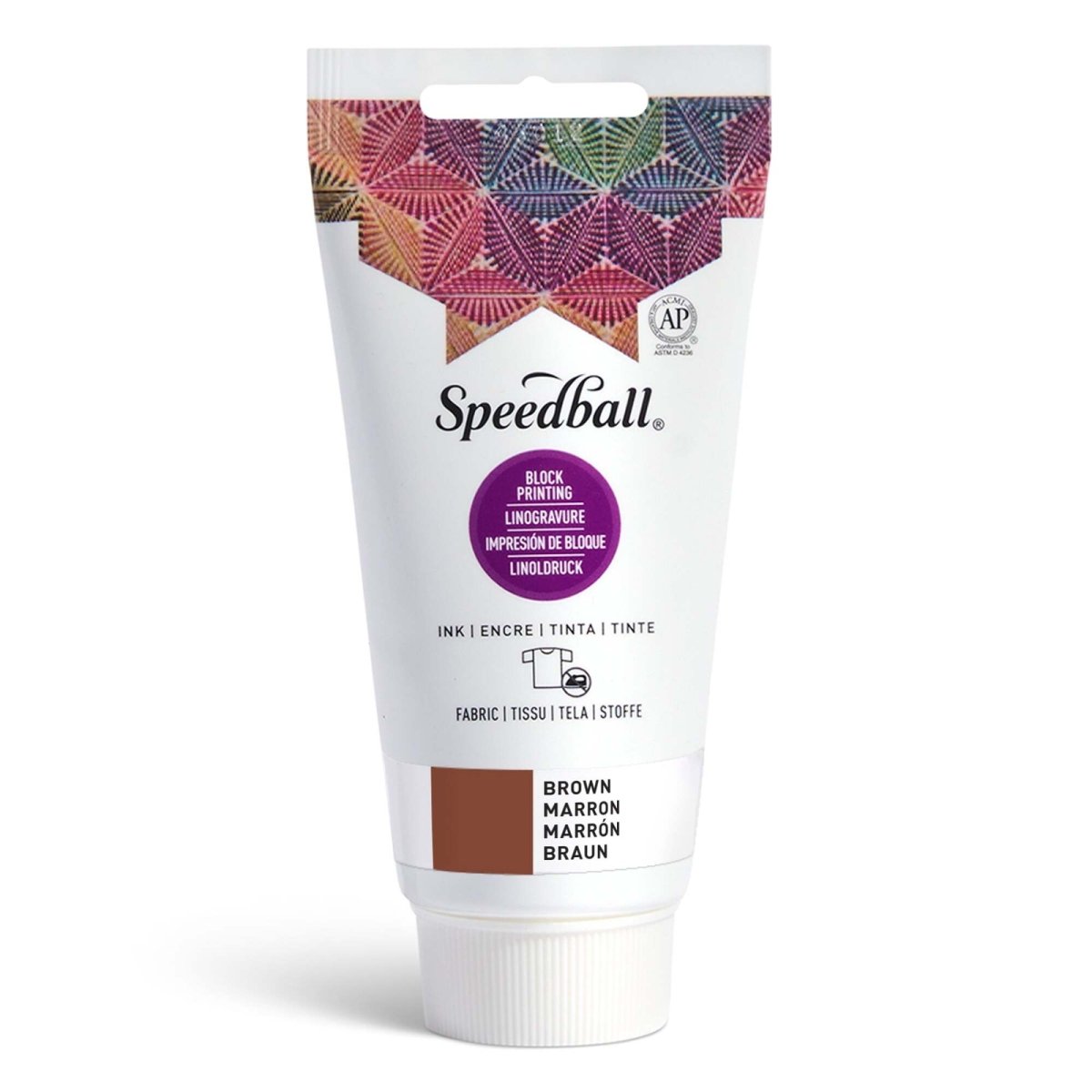 Speedball Printing Inks for Fabrics - 2.5 oz. - Brown - The Merri Artist - merriartist.com