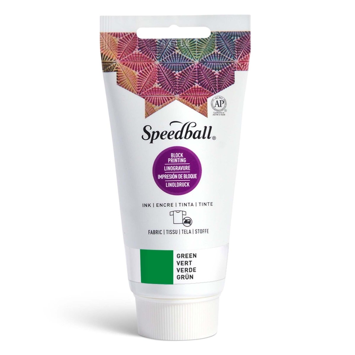 Speedball Printing Inks for Fabrics - 2.5 oz. - Green - The Merri Artist - merriartist.com