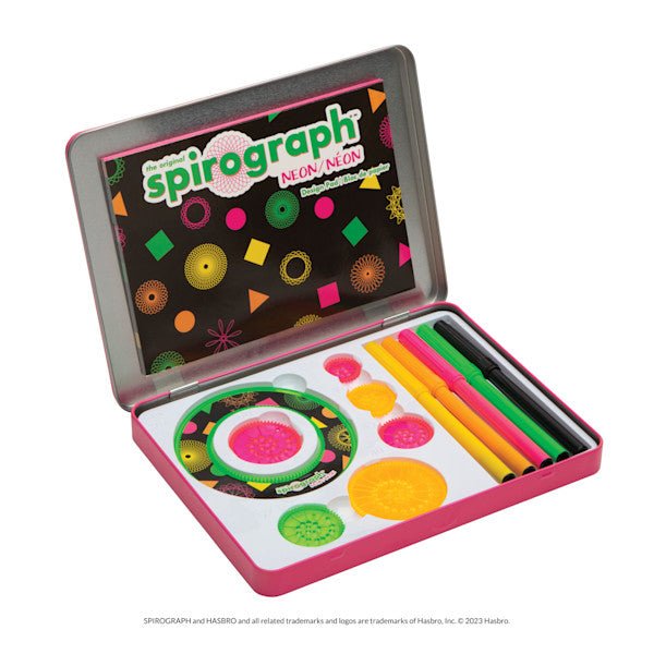 Spirograph Neon Design Tin Set - The Merri Artist - merriartist.com