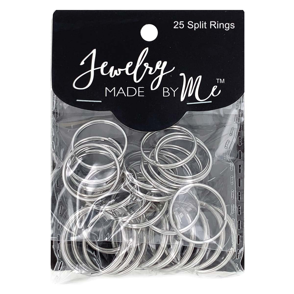 Split Rings - 3/4 Inch Silver Color - 25 Pack - The Merri Artist - merriartist.com