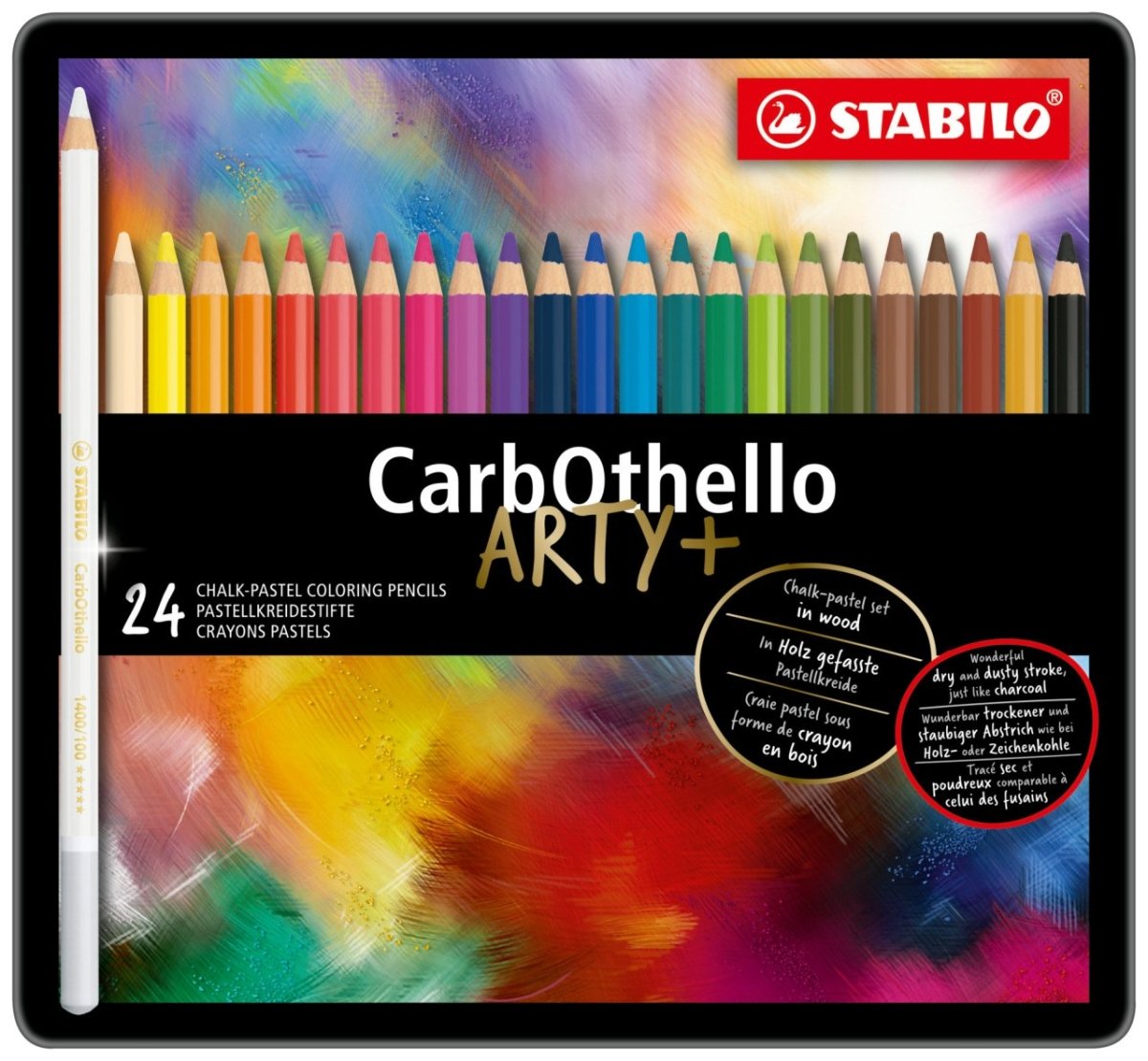 Stabilo Carbothello Pastel Pencil Set of 24 - The Merri Artist - merriartist.com