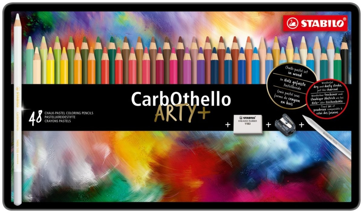 Stabilo Carbothello Pastel Pencil Set of 48 - The Merri Artist - merriartist.com