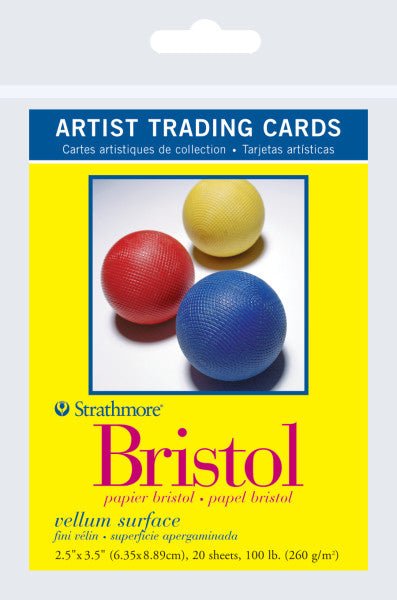 Strathmore Artist Trading Cards - Bristol Vellum - 2.5X3.5 - 20 Cards - The Merri Artist - merriartist.com