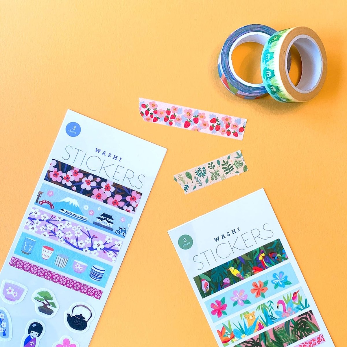 Strawberries Washi Tape - The Merri Artist - merriartist.com